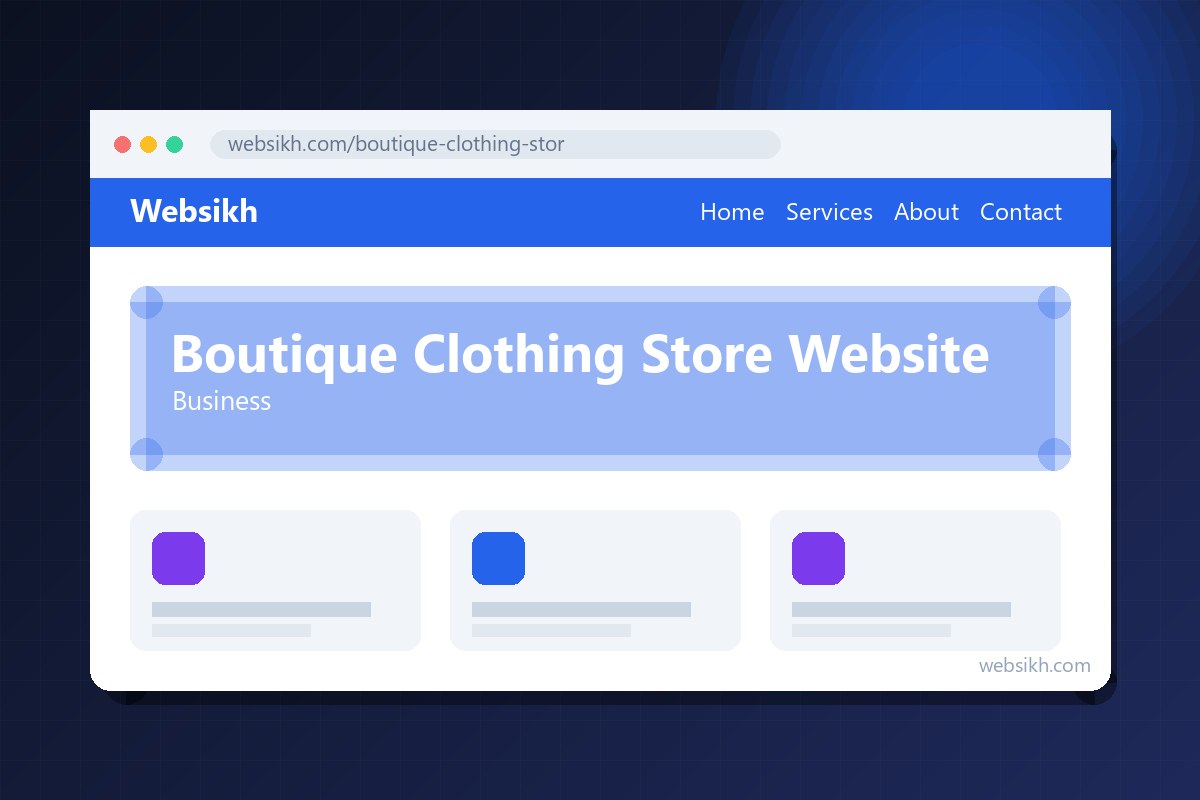 Boutique Clothing Store Website