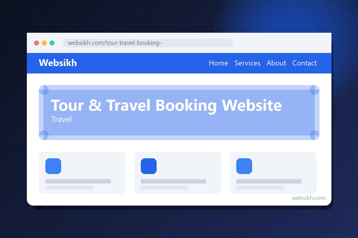 Tour & Travel Booking Website