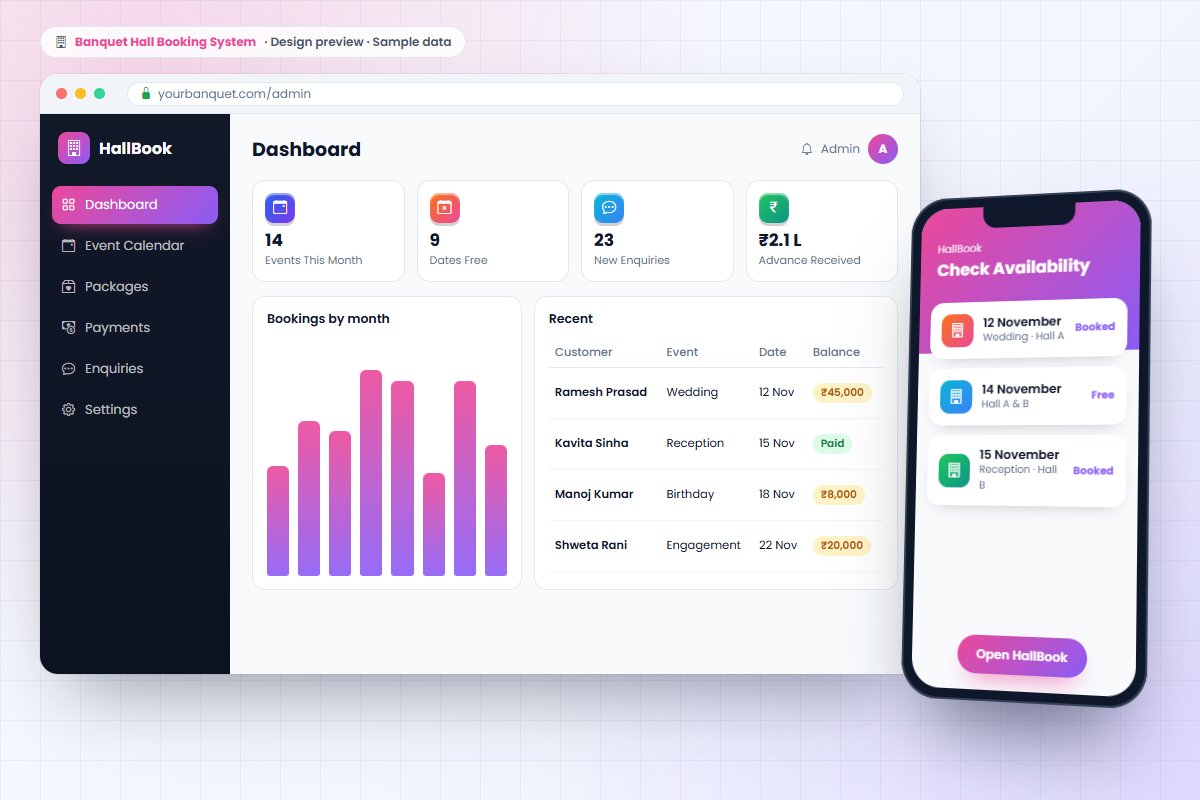 Banquet Hall Booking System
